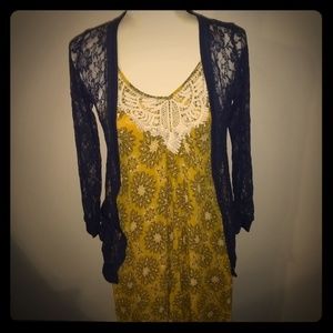 Beach cover up and lace cardigan